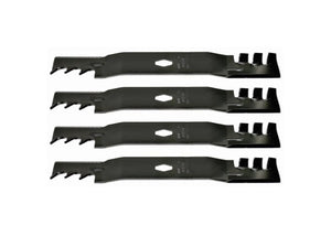 Craftsman Z5200 42" Zero-Turn Replacement S Shape Gator Style Mulching Lawn Mower Blades 742P05177X, 742P05177-X Set of 4