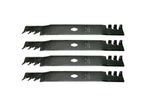 Troy-Bilt Super Bronco 46K XP 46" Replacement S Shape Gator Style Mulching Lawn Mower Blades 742P05510X, 742P05510-X Set of 4